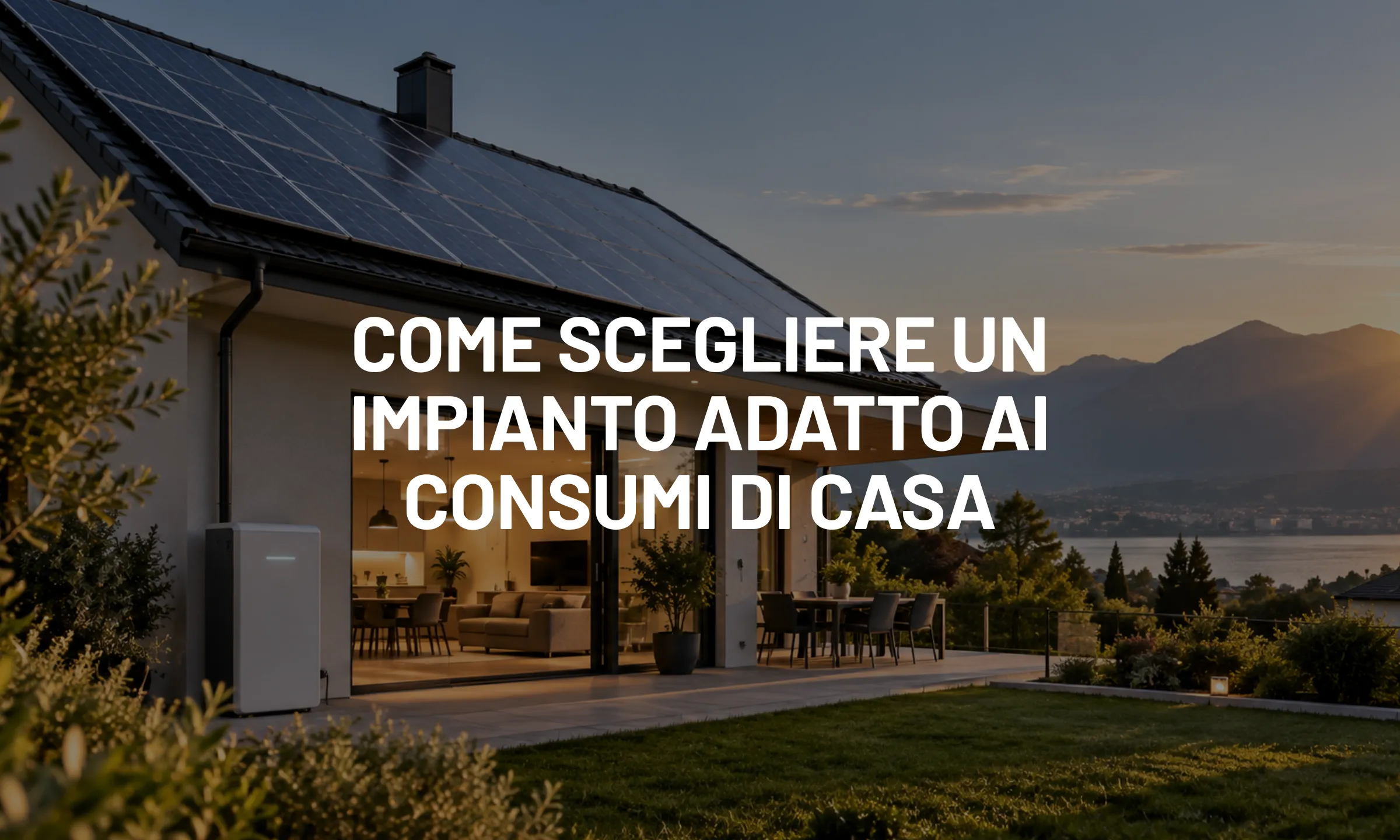 Fotovoltaico domestico nel 2026