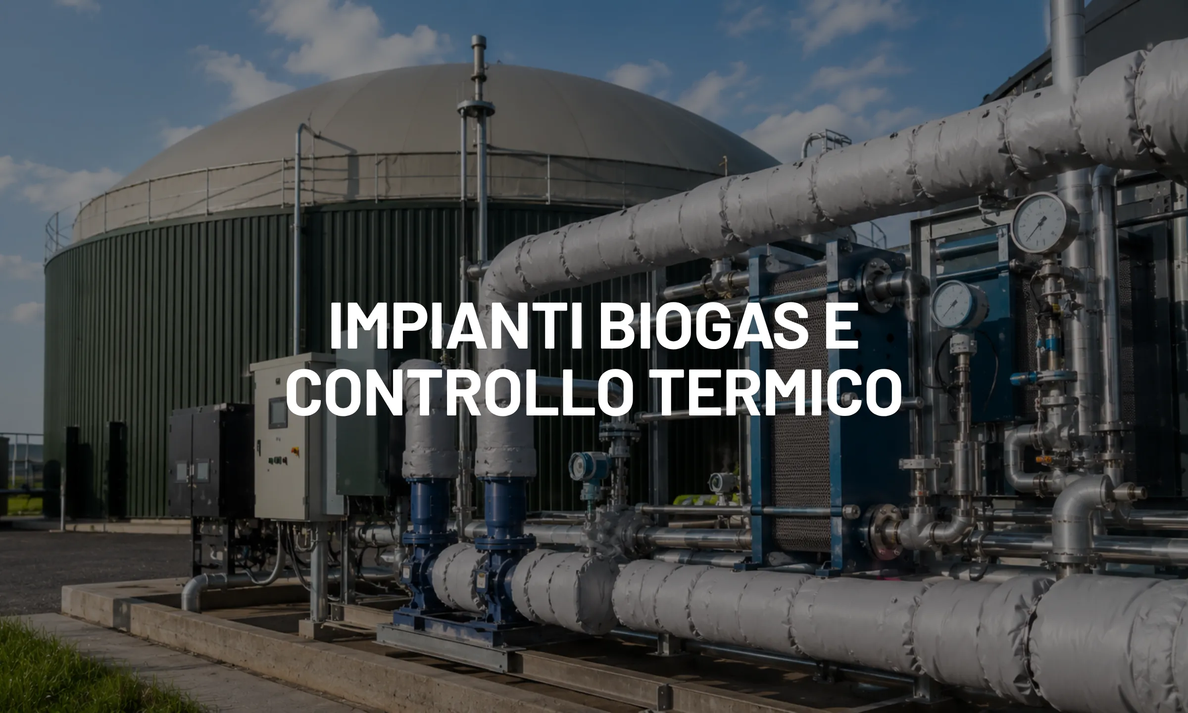 Impianti biogas e controllo termico, perché la stabilità della temperatura incide direttamente su efficienza e continuità operativa