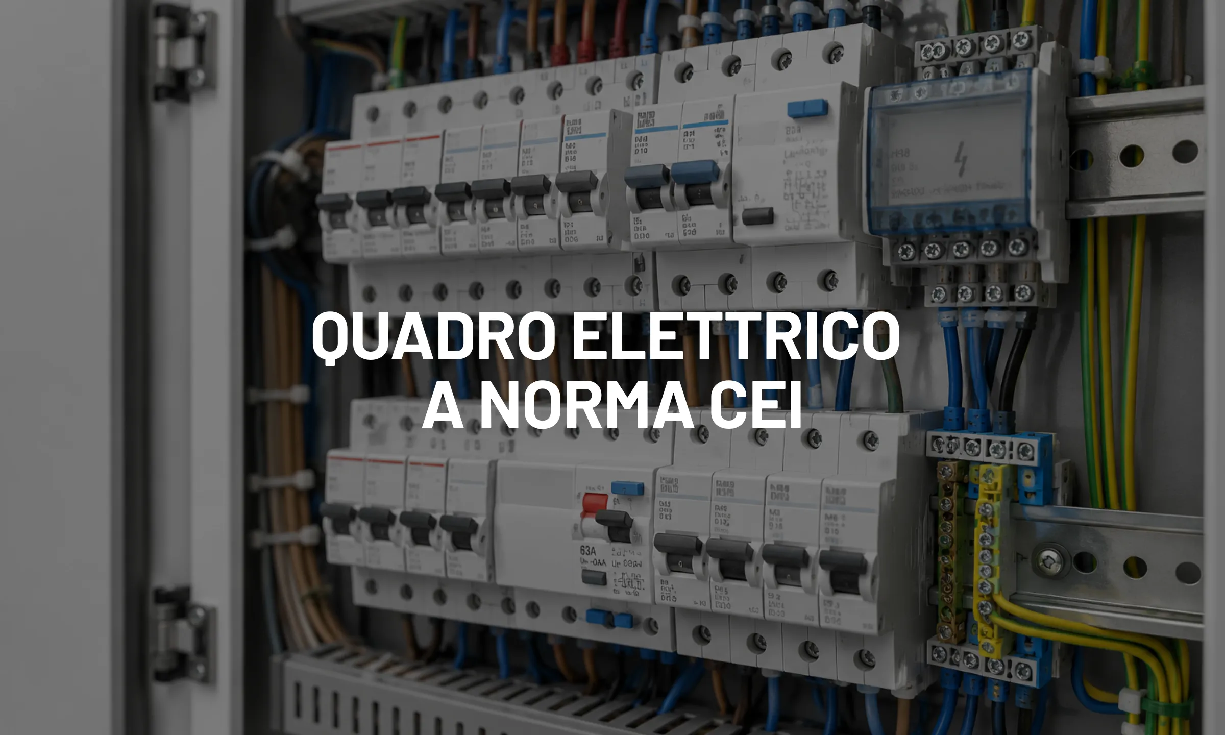 Quadro elettrico a norma CEI