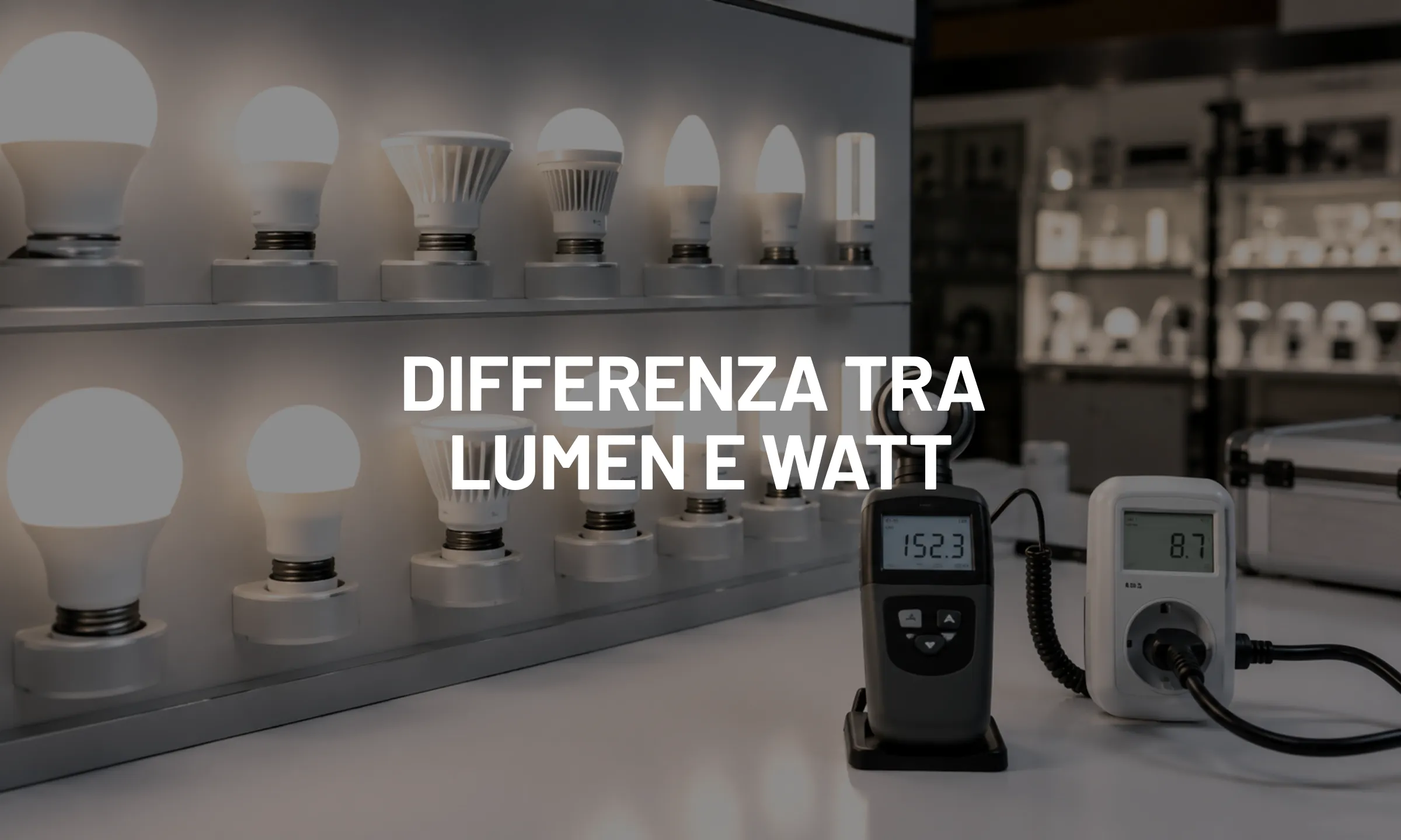 Differenza tra lumen e watt