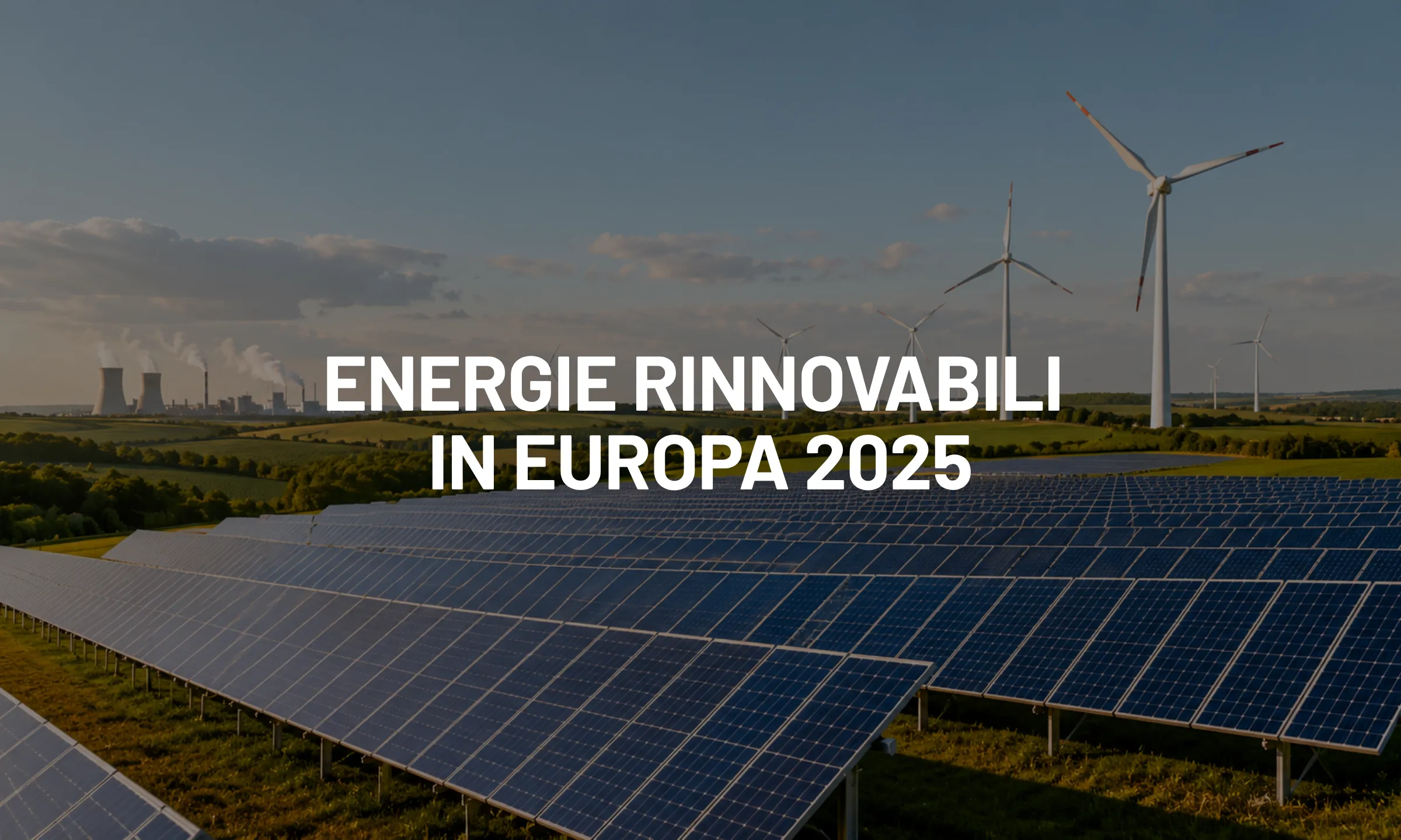 Energie rinnovabili in Europa 2025, fotovoltaico ed eolico superano i combustibili fossili