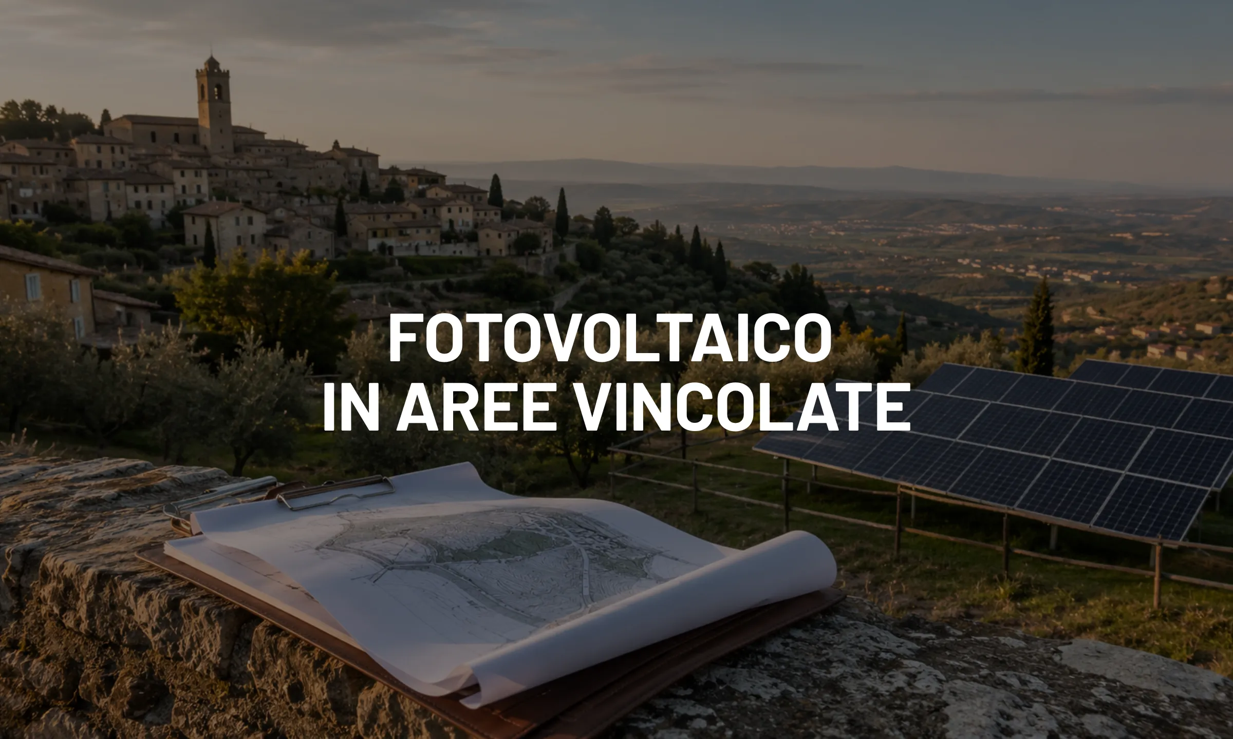 Fotovoltaico in aree vincolate, quando il diniego paesaggistico diventa legittimo
