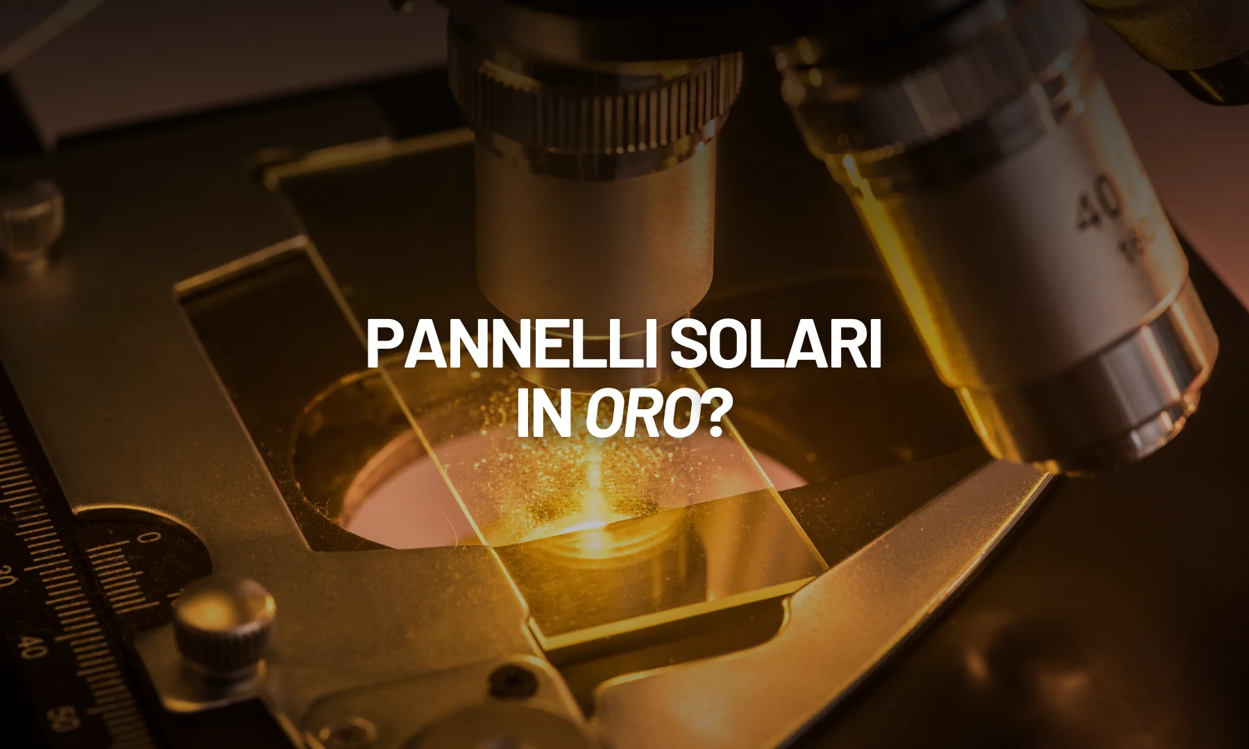 pannelli solari d'oro