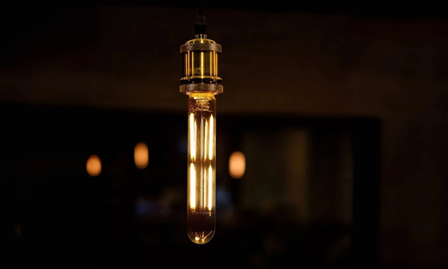 Lampadina LED E14 4W T20 Filamento 4000K Vetro