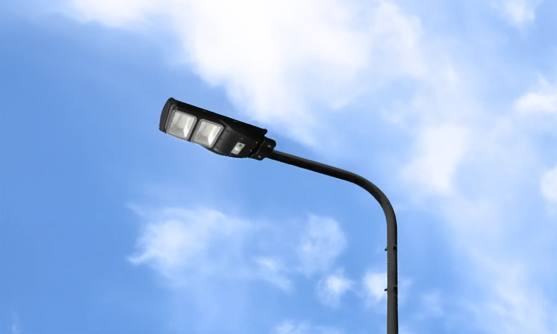 Armatura LED Solare 8W con Sensore Radar e Telecomando IP65