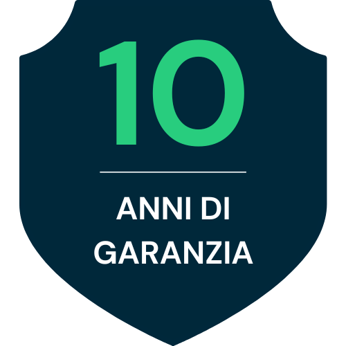 5 anni di garanzia