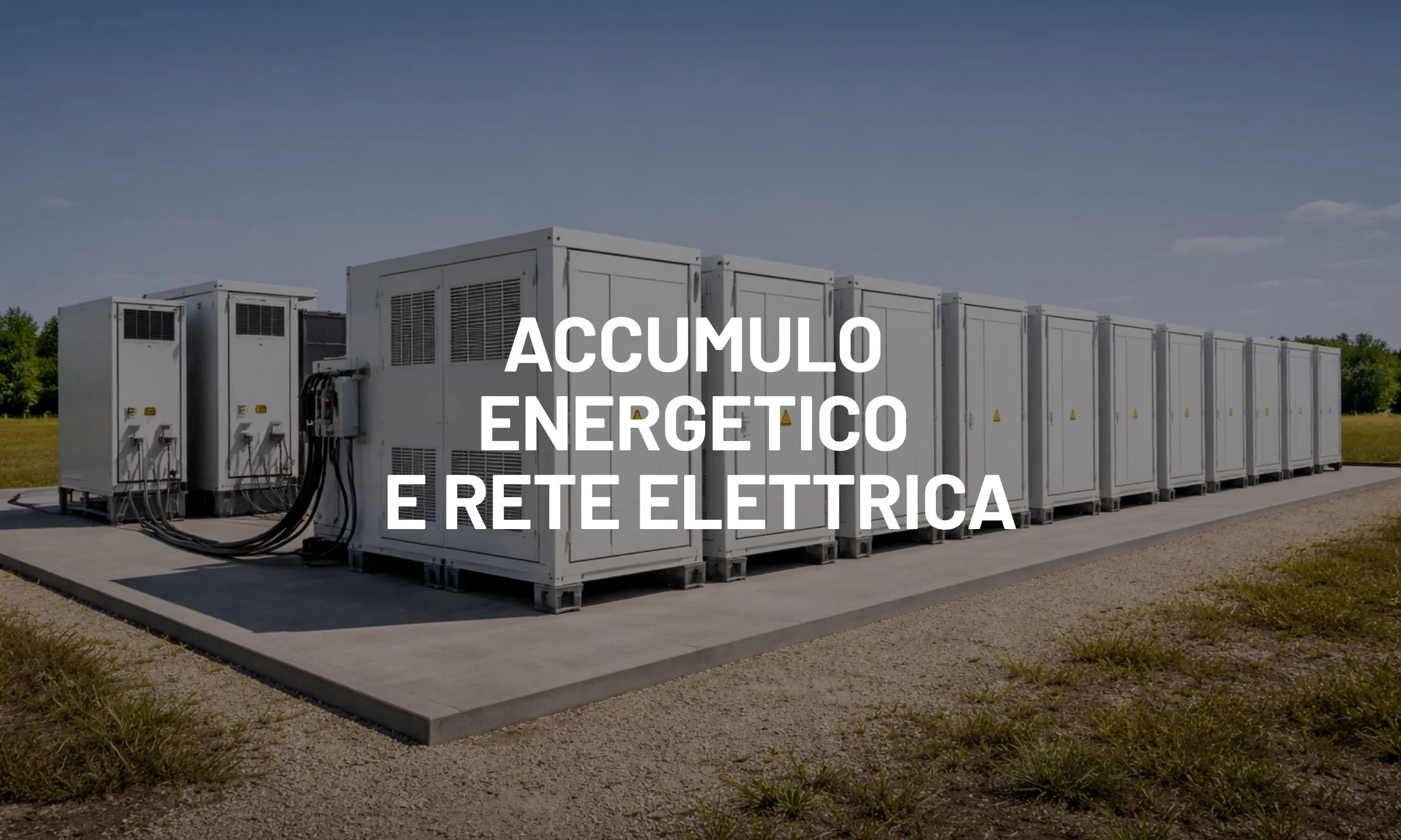 Accumulo energetico e rete elettrica: perché lo storage sta diventando una scelta progettuale