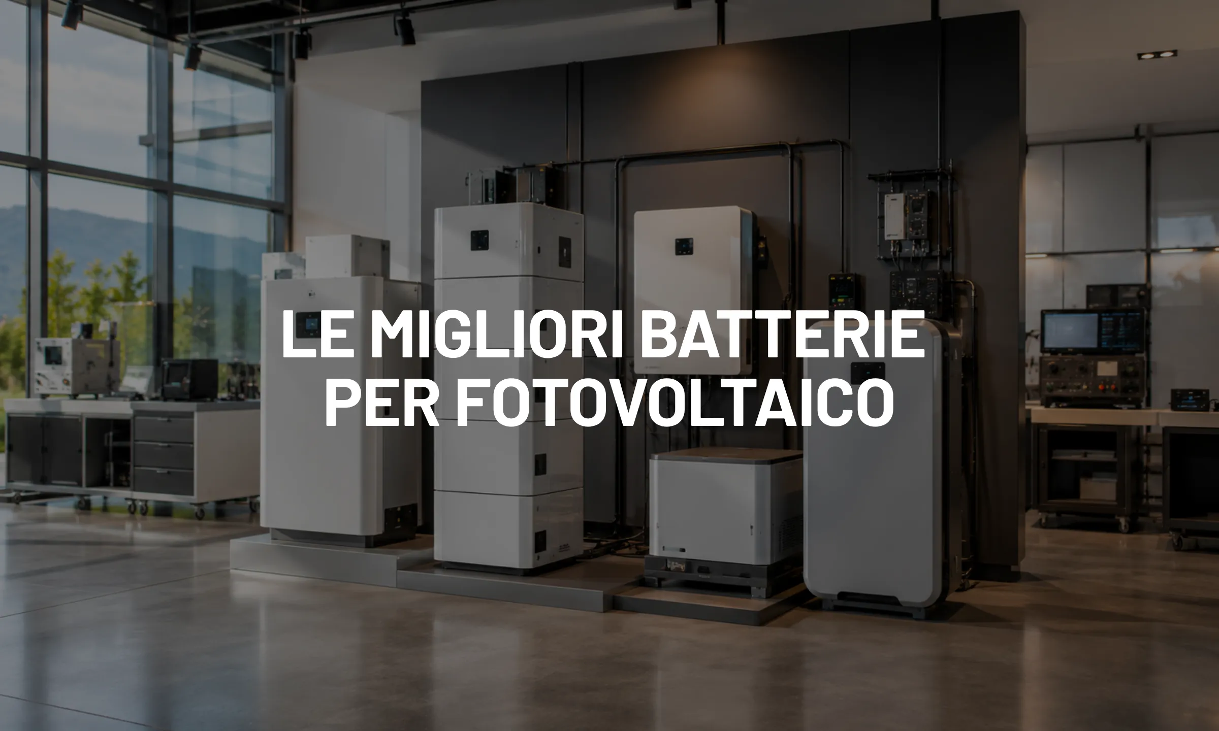 Le migliori batterie per fotovoltaico, caratteristiche e consigli per scegliere il sistema di accumulo più adatto