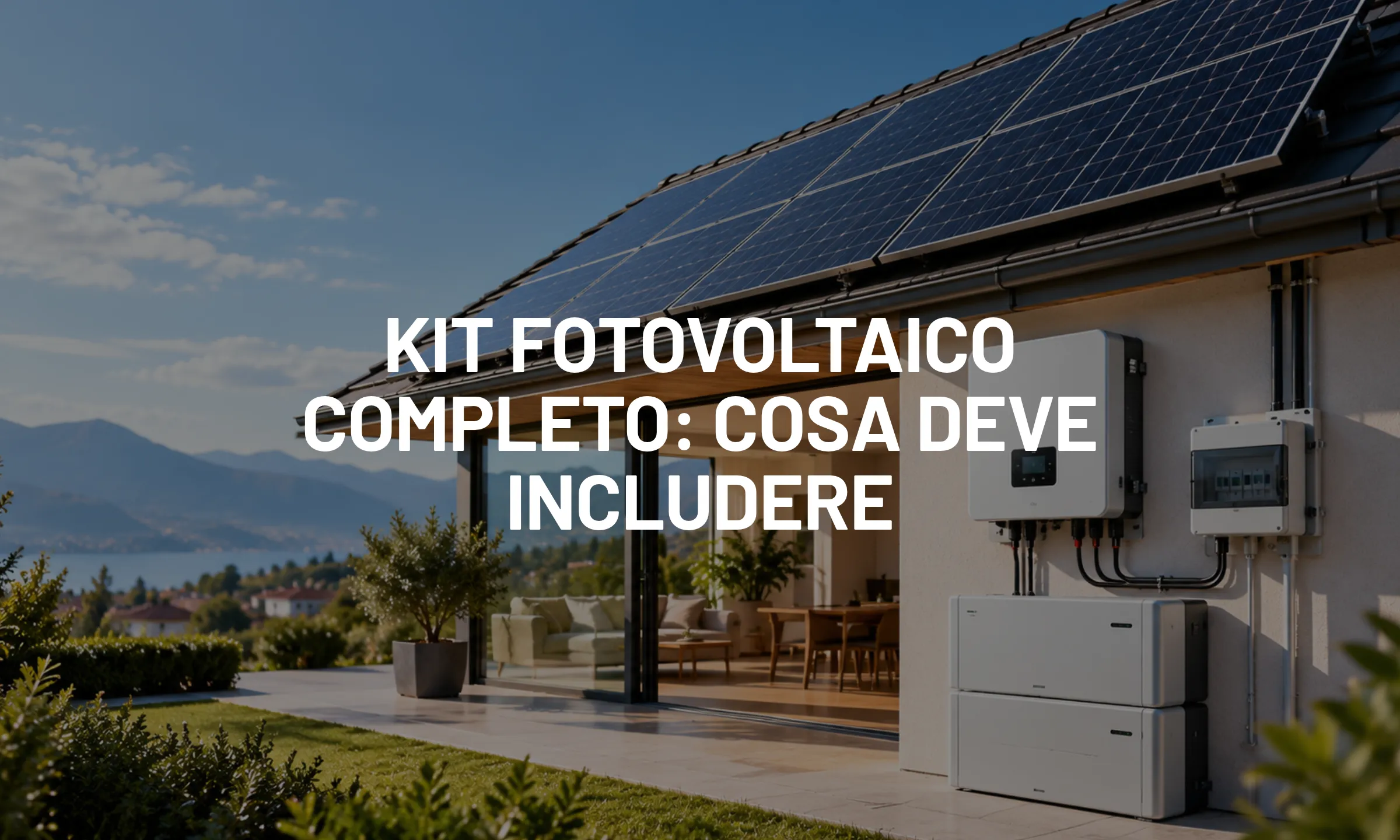 Kit fotovoltaico completo