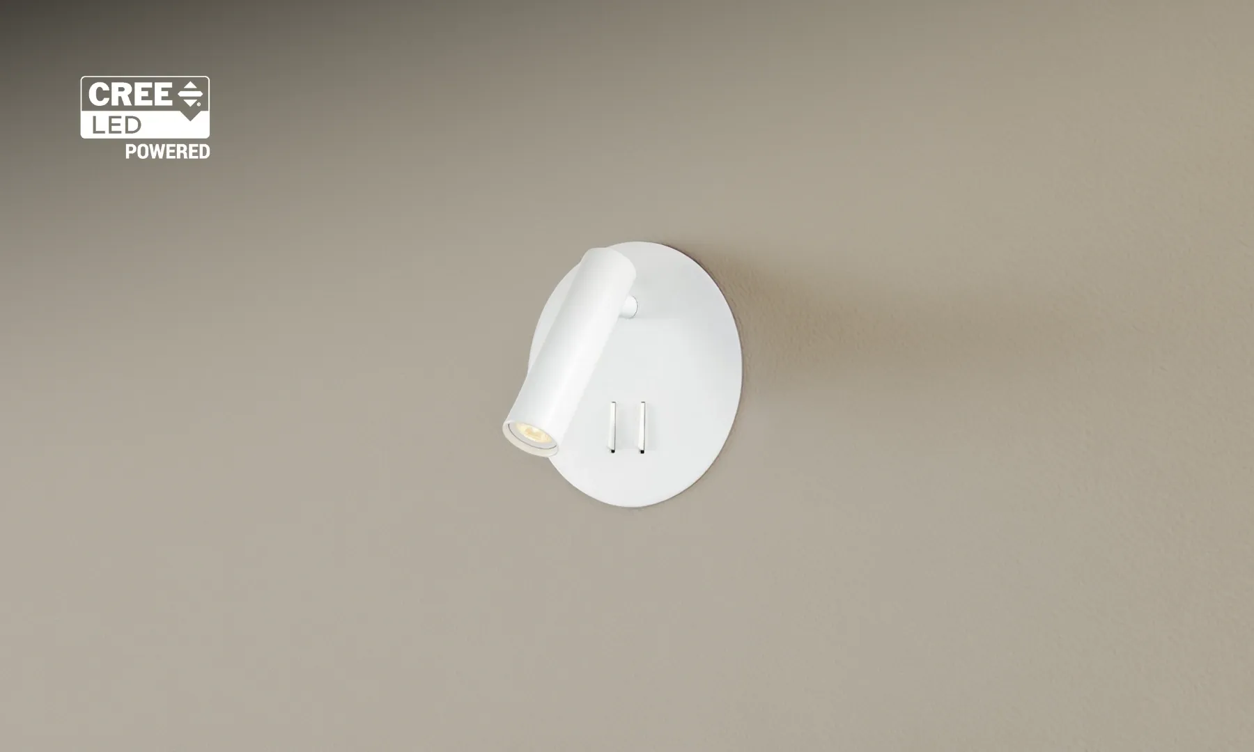 Applique LED da lettura con doppia luce Cree LED®