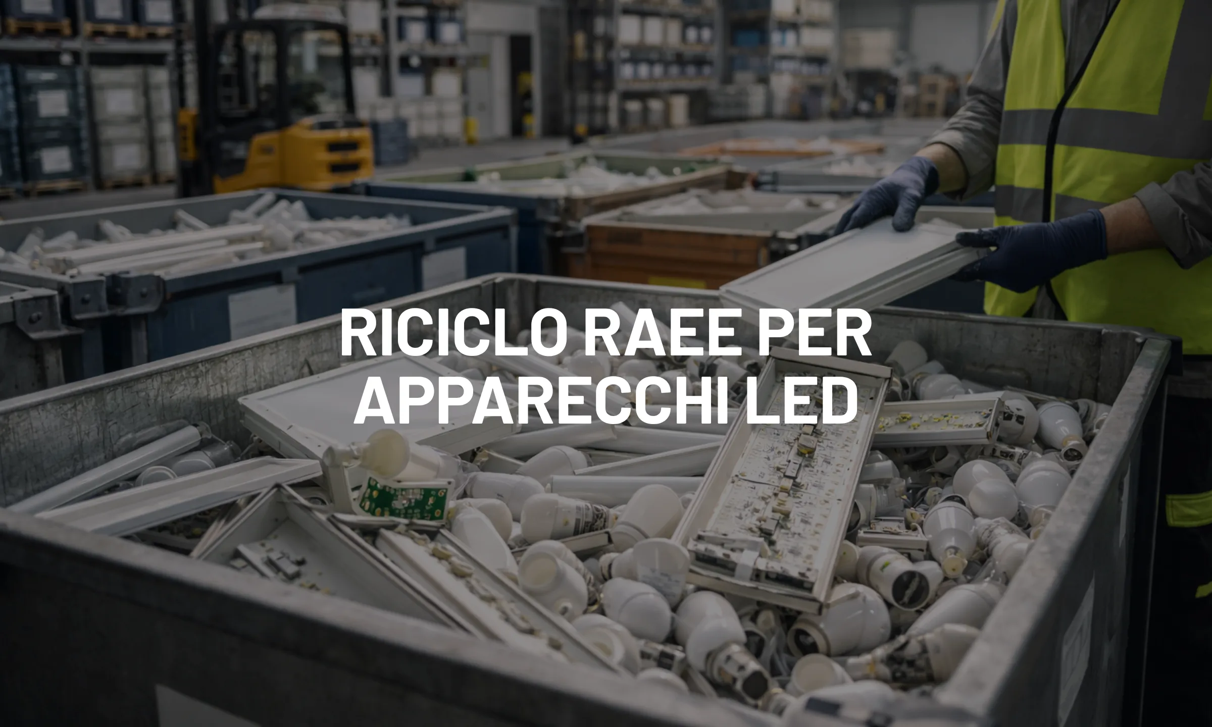 Riciclo RAEE per apparecchi LED. Obblighi, gestione operativa e piattaforme autorizzate