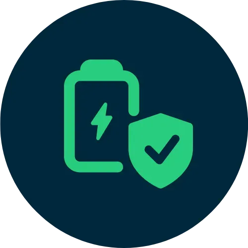 Dotato di sistema di gestione di carica/scarica della batteria
