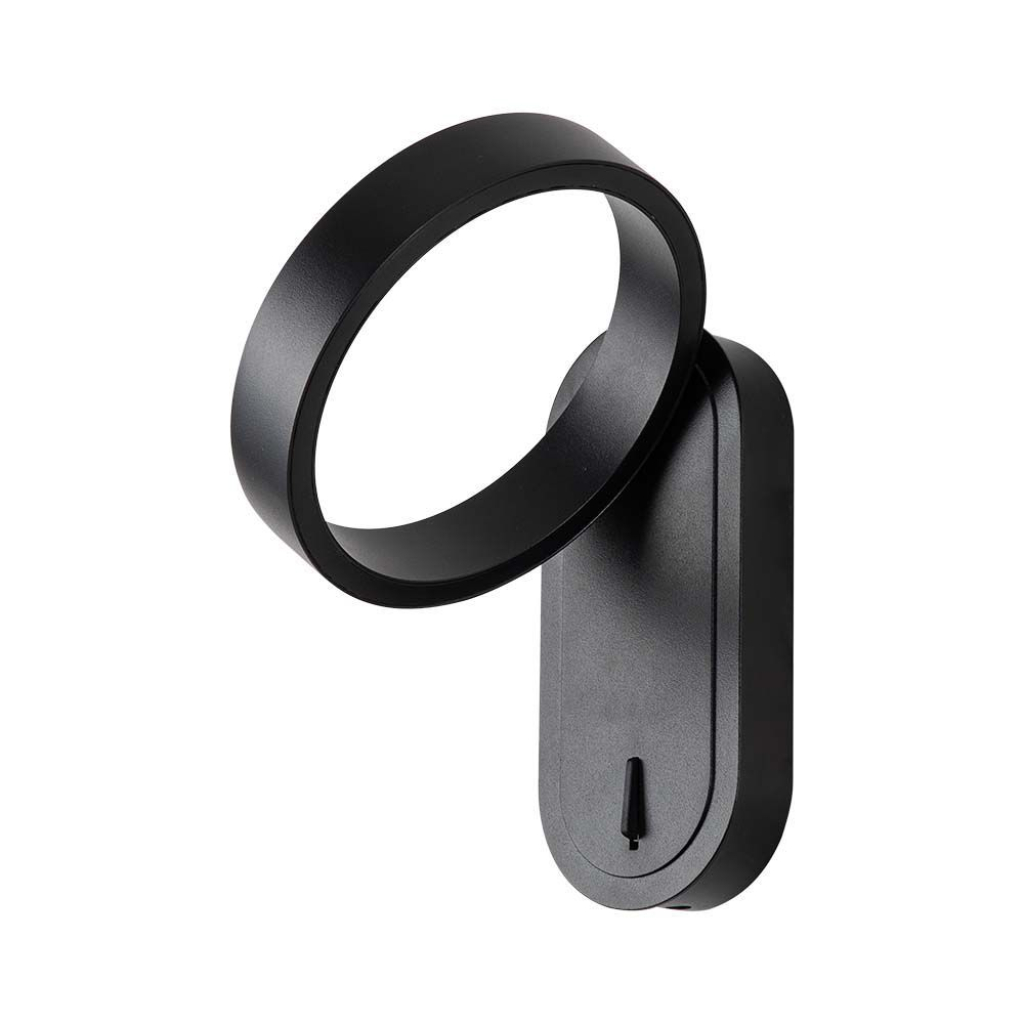 5W LED Wall Light 3000K+4000K Black Body IP65