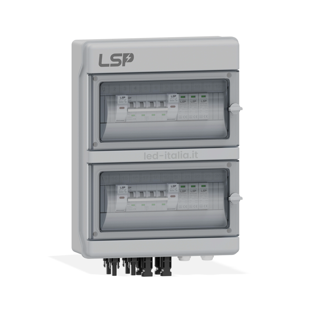 Quadro di Campo DC 2/2 MPPT 1000VDC 16A 12 Moduli LSP IP65