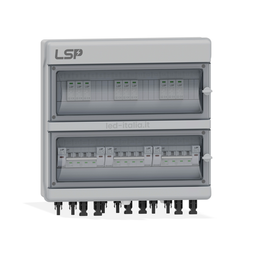 Quadro di Campo DC 3/3 MPPT 1000VDC 16A 18 Moduli LSP IP65