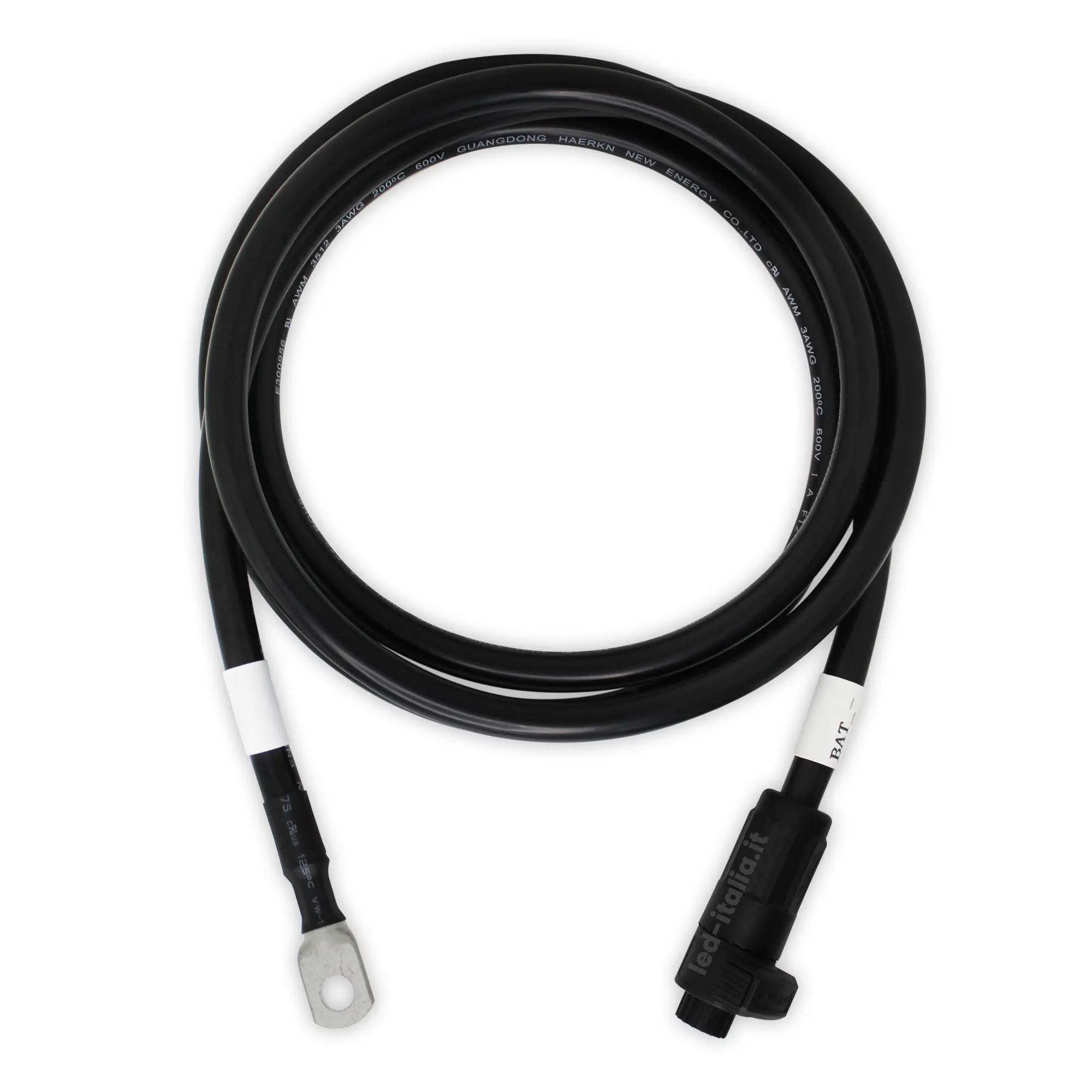 Cable Line 2M 5.12kWh And 10.24kWh Black
