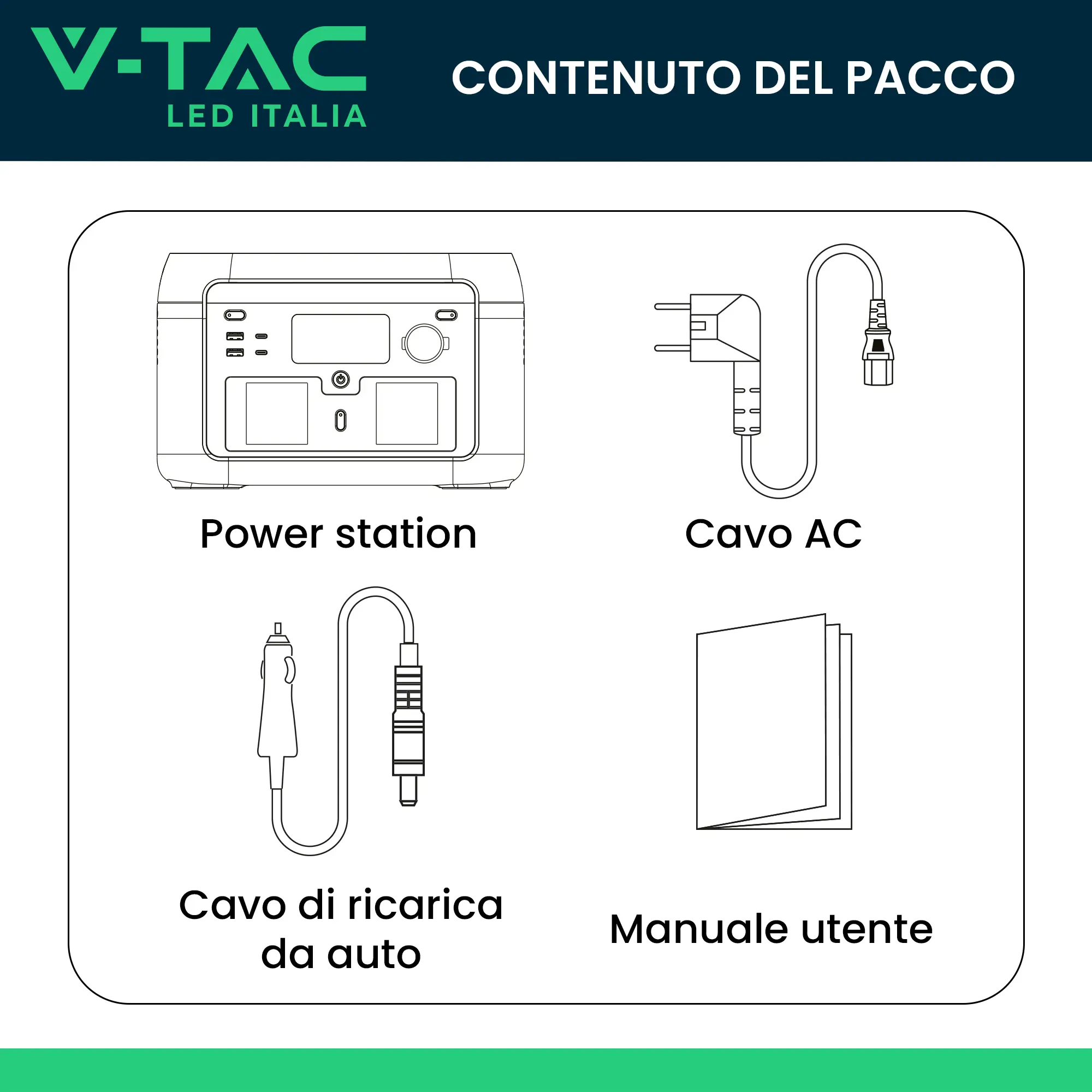 Power Station 1000W 614Wh LiFePO4 UPS Ricarica Solare e App WiFi