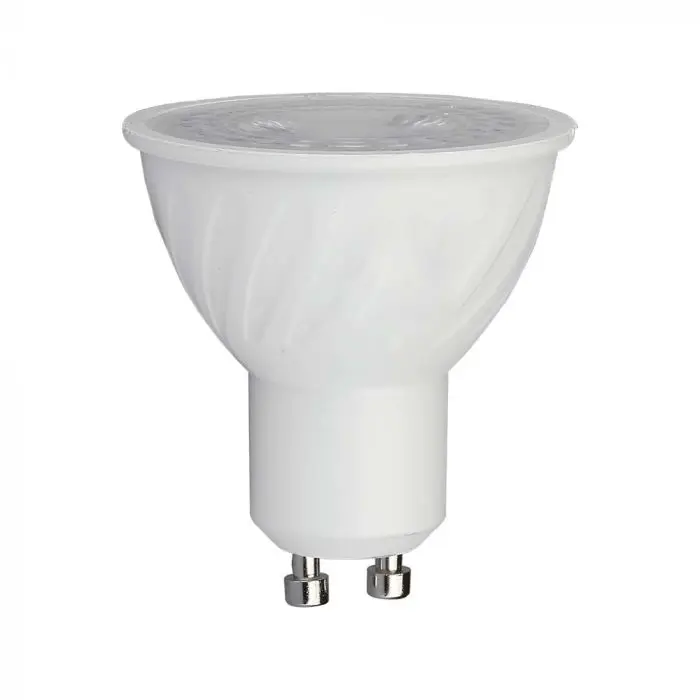 6W GU10 RIPPLE PLASTIC SPOTLIGHT-LED BY CREE-3000K 110'D DIMMABLE