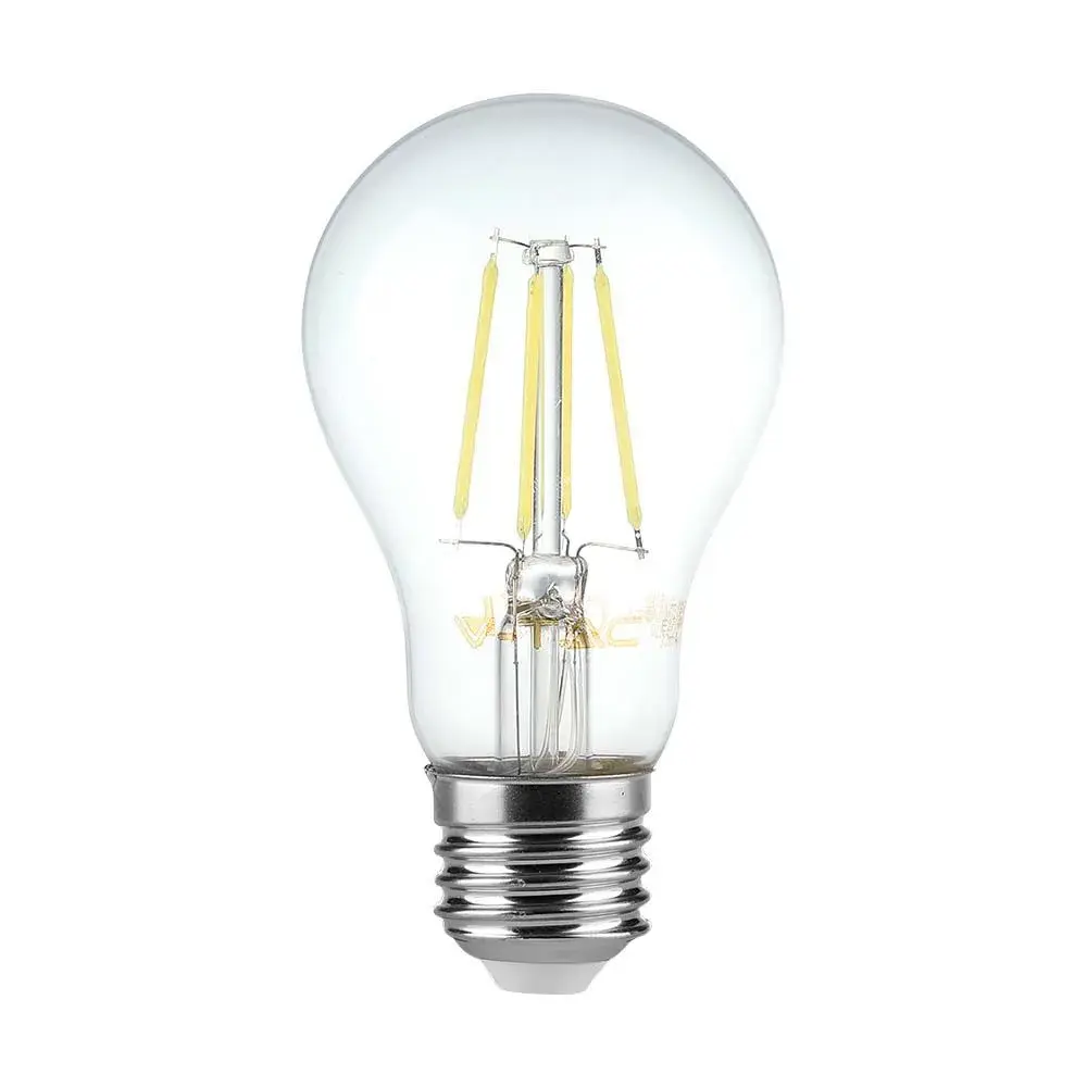 12W A60 LED Filament Bulb Clear Cover with 4000K E27