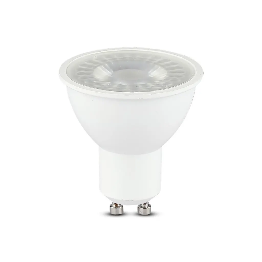 Faretto LED Chip CREE GU10 7,5W 110° Copertura Satinata 4000K
