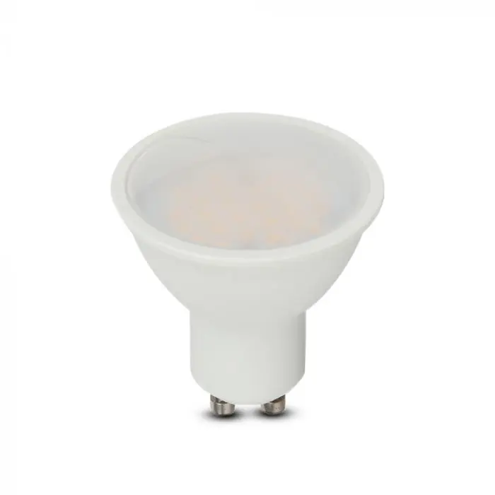 10W GU10 LED PLASTIC SPOTLIGHT-MILKY COVER WITH CREE CHIP 4000K