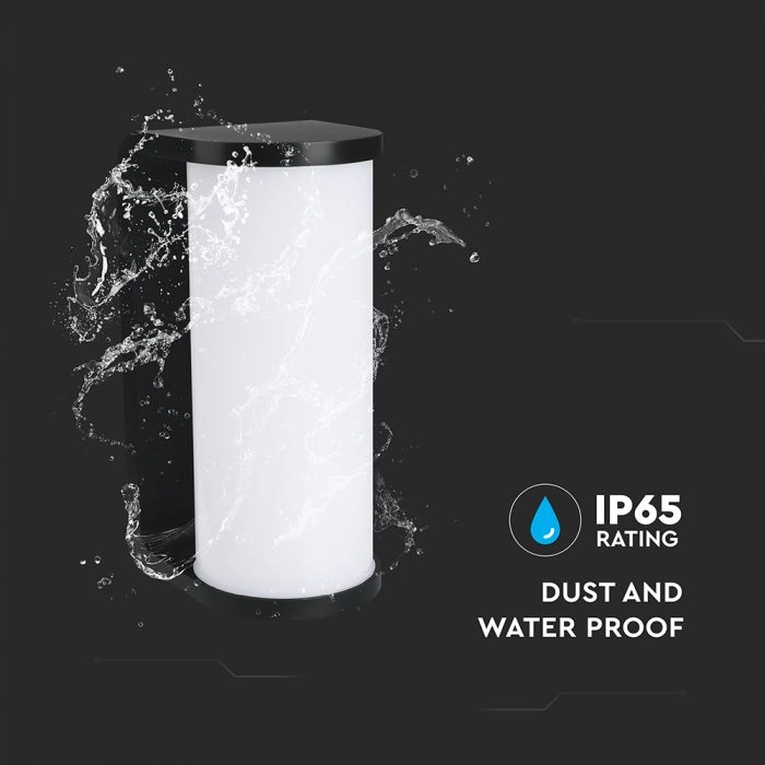 12W LED Wall Light Black Body 3in1