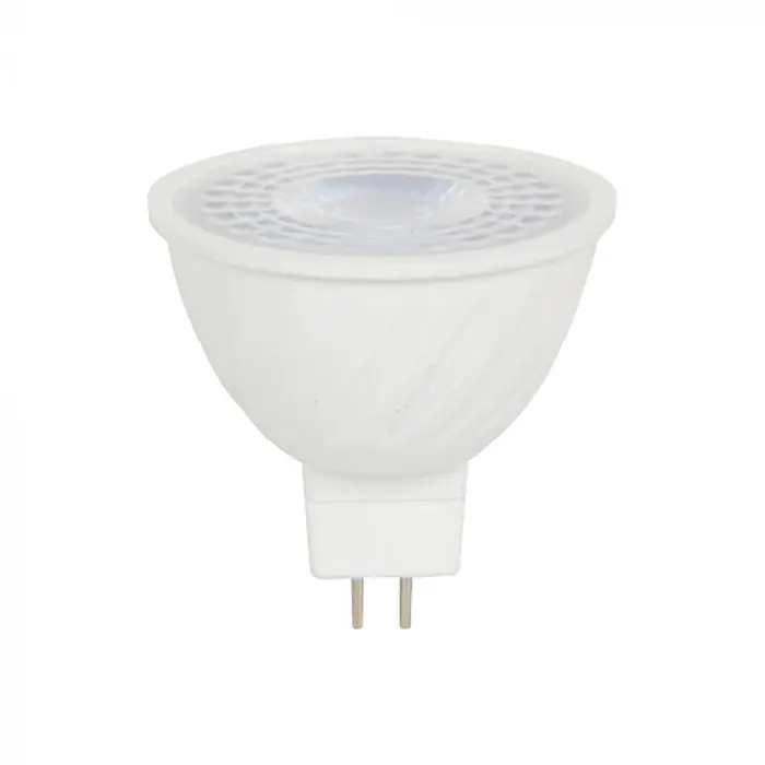 6W MR16 RIPPLE PLASTIC SPOTLIGHT 3000K 110'D