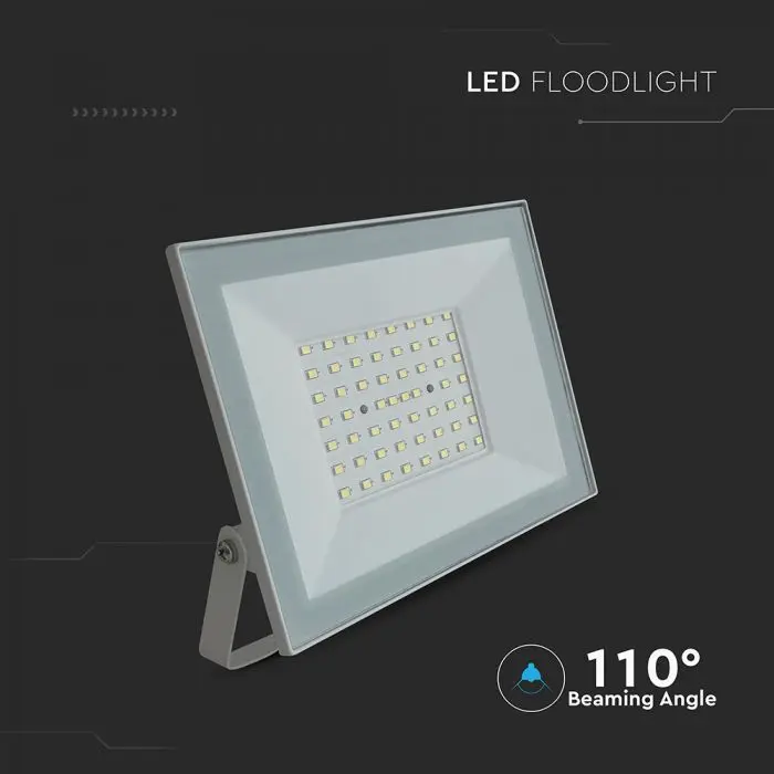 50W LED FLOODLIGHT 4000K WHITE BODY