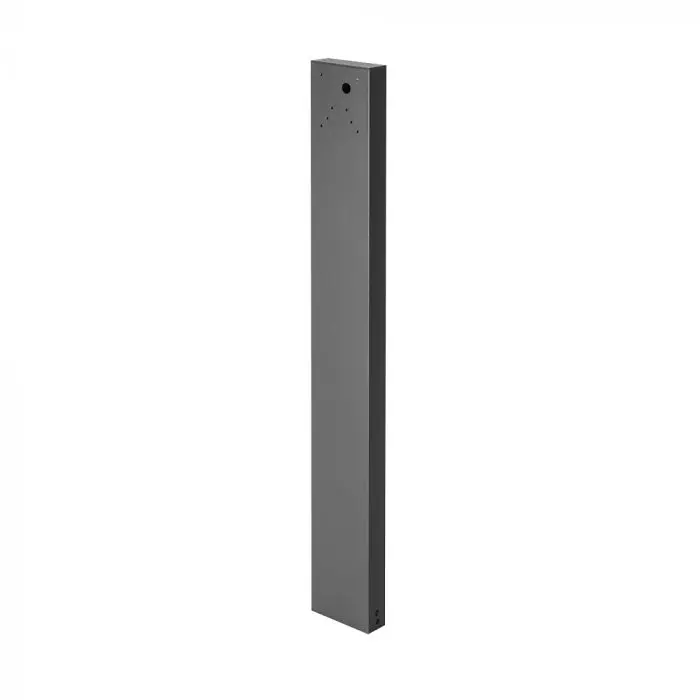 80CM POLE FOR SOLAR OUTDOOR BOLLARD 100*35*800MM - BLACK BODY