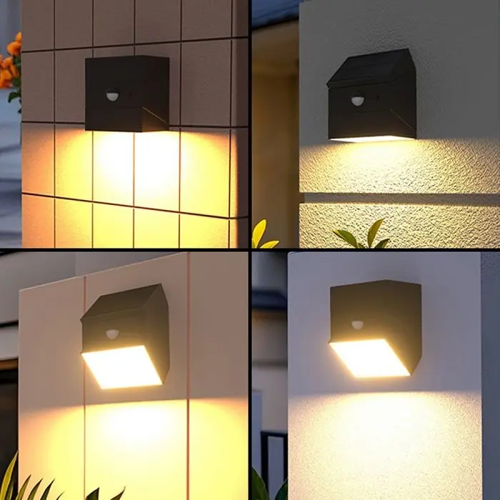 Klighten Lampade Esterno con Sensore di Movimento, 24W LED Applique da