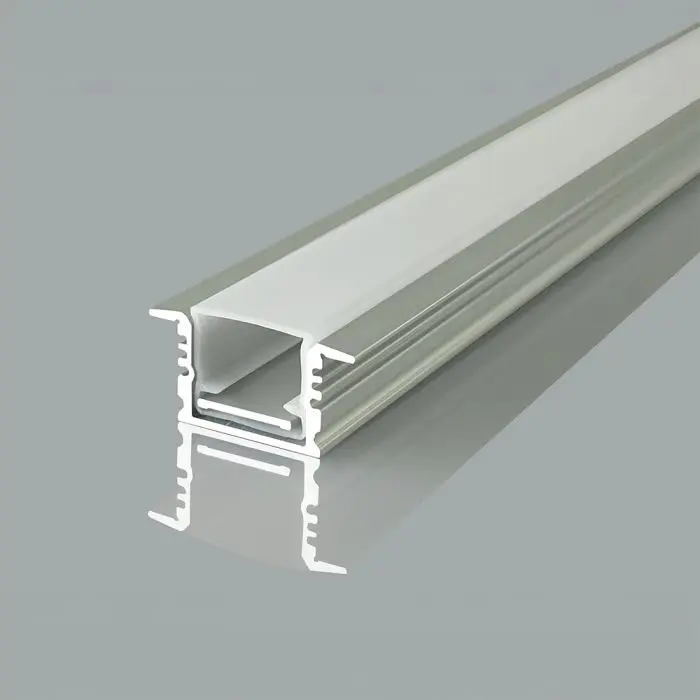MOUNTING KIT WITH DIFFUSER FOR LED STRIP-FLOOR PROFILE RECESSED 1000*17*14mm