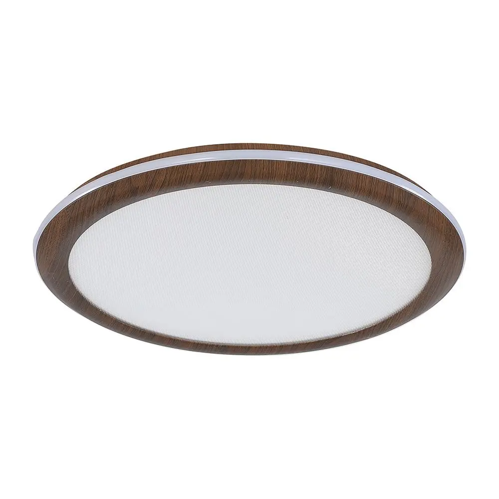 36W LED DECORATIVE CEILING LAMP (?410*30mm) CCT:3IN1 WOODEN WITH 2.4G RF CONTROL