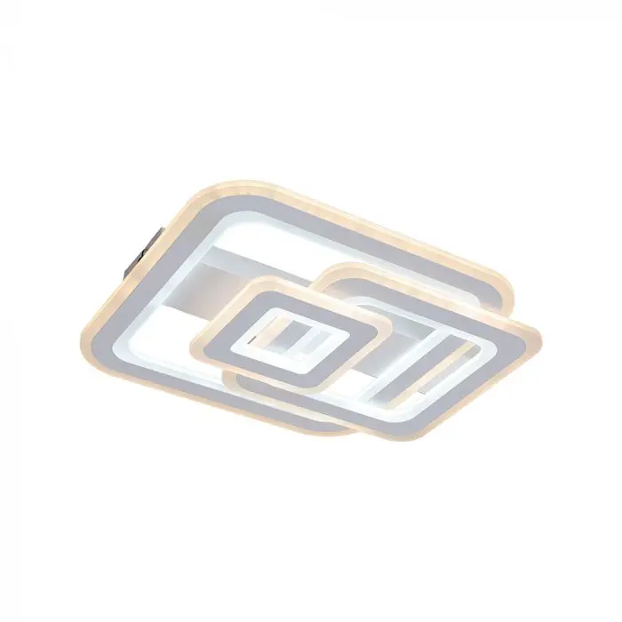 80W LED DECORATIVE CEILING LAMP CCT 3IN1 DIMMABLE IR REMOTE CONTROL WHITE