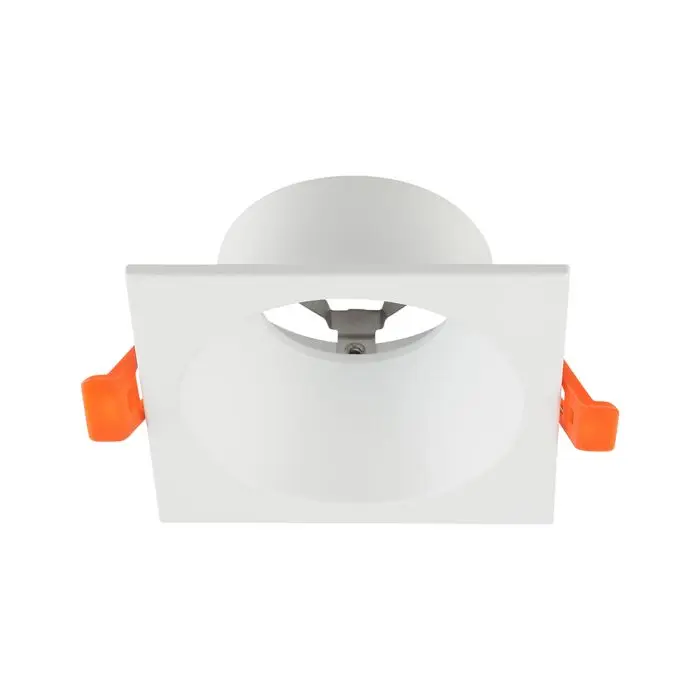 GU10 Fitting Aluminum Deep Anti Glare Square White