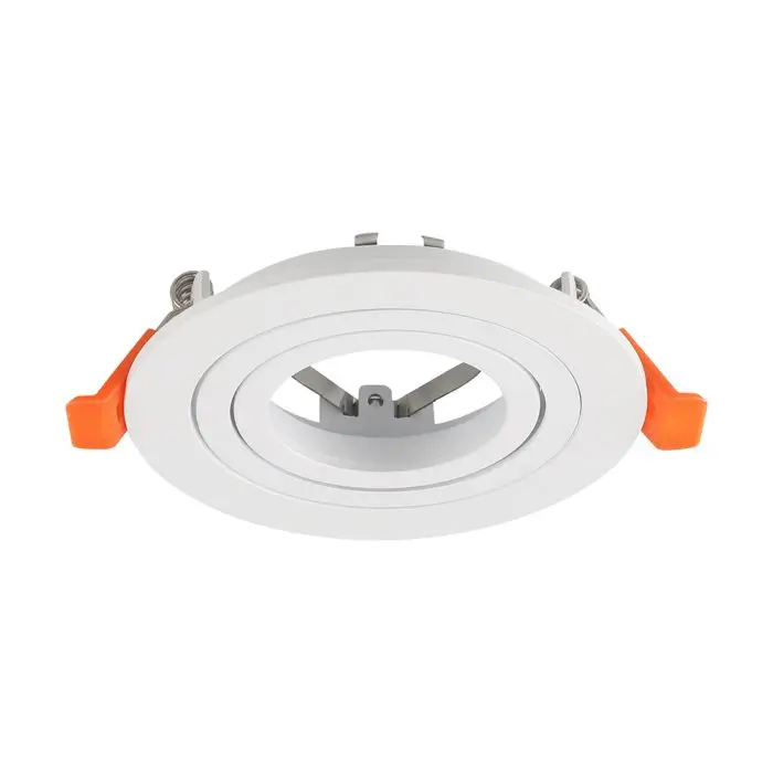 GU10 Fitting Aluminum Round White