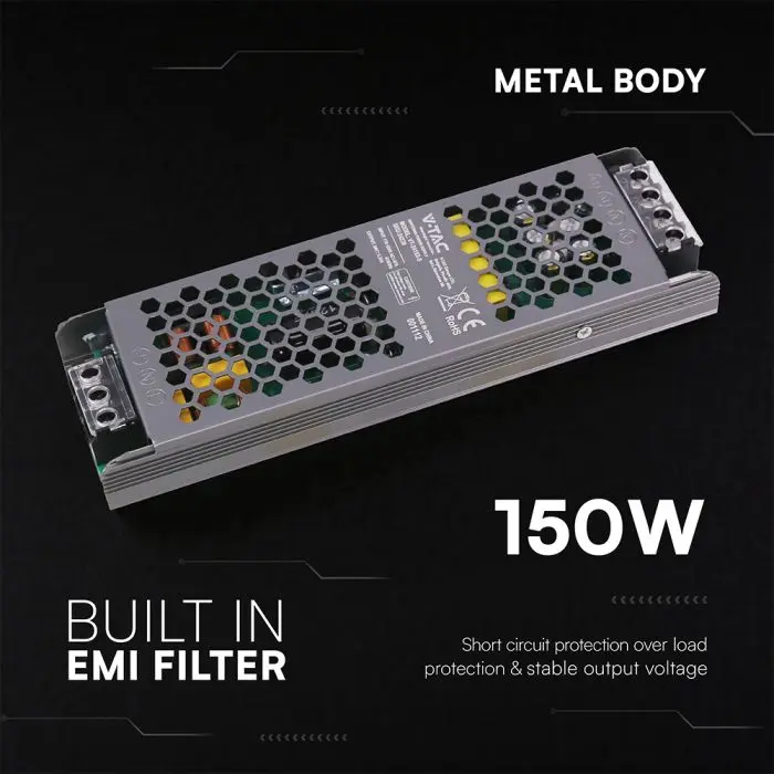 SLIM Power Supply - 150W 24V 6.25A IP20