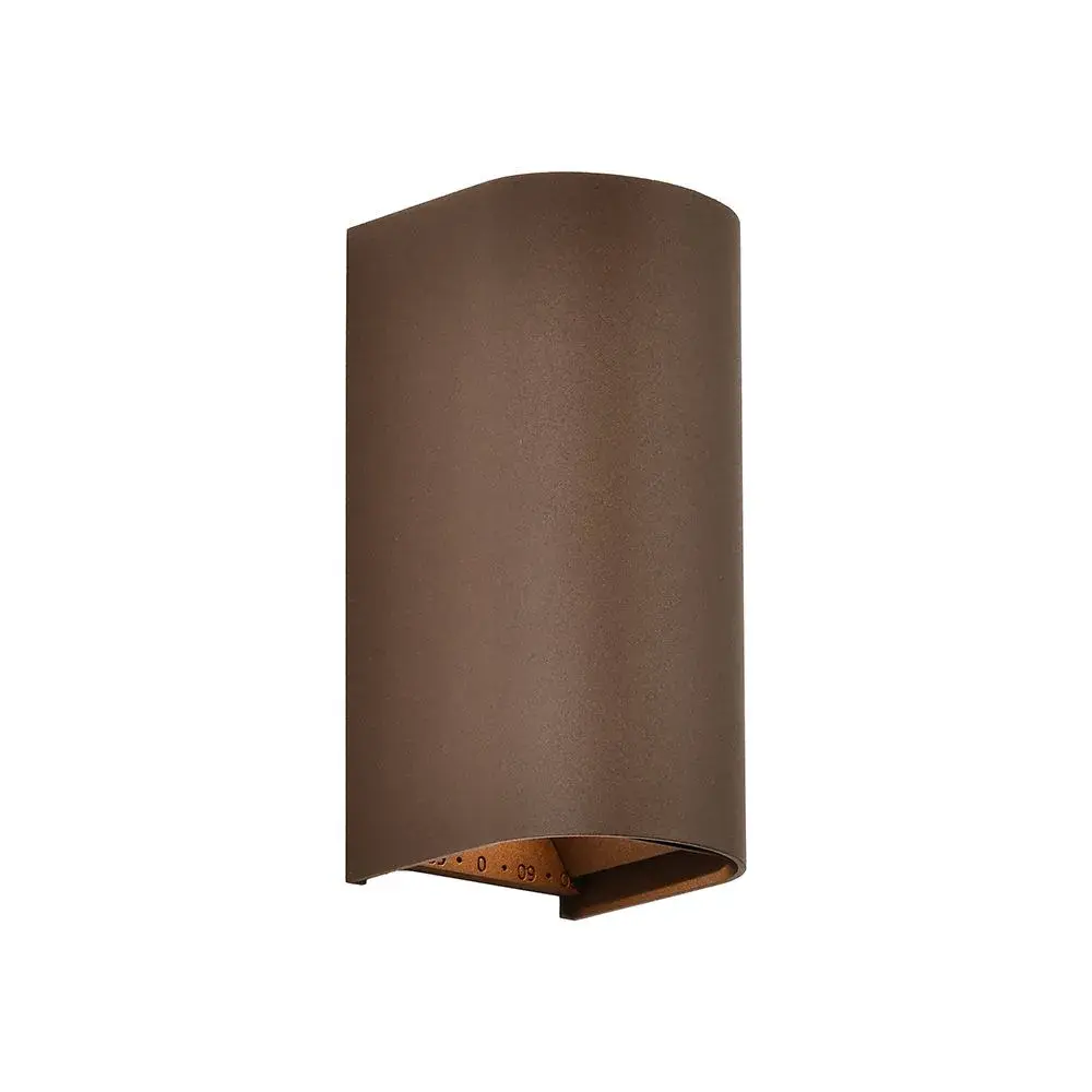 12W LED WALL LIGHT (71*96*171) 2700K+4000K CORTEN BODY IP65