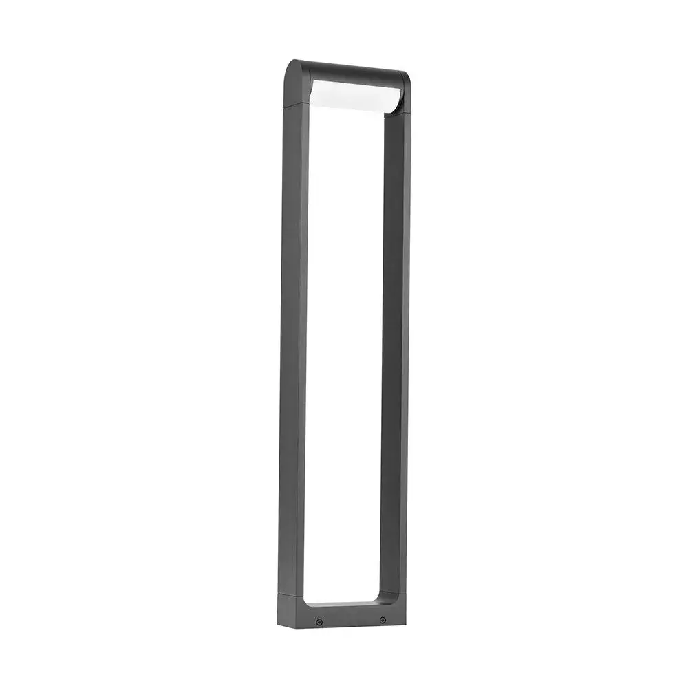 12W LED BOLLARD LIGHT WITH CREE CHIP 3000K BLACK BODY IP65