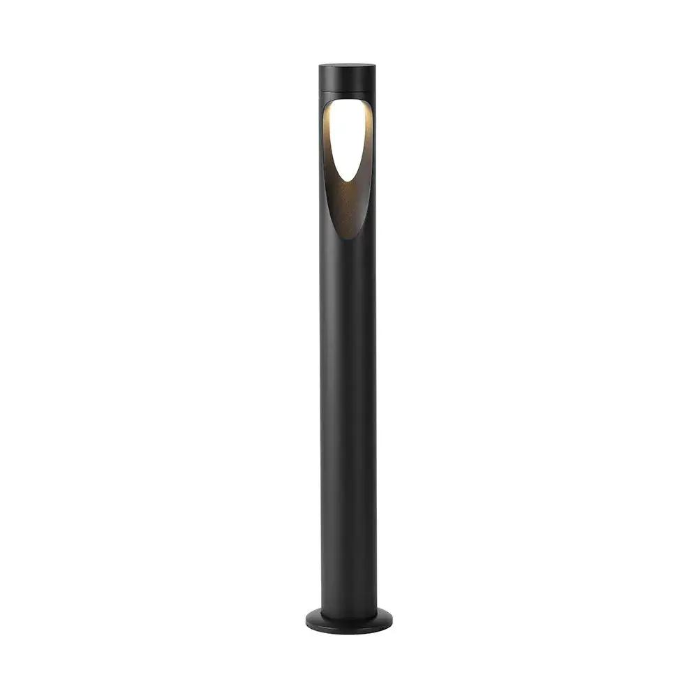 6W LED BOLLARD LIGHT WITH CREE CHIP 3000K BLACK BODY IP65
