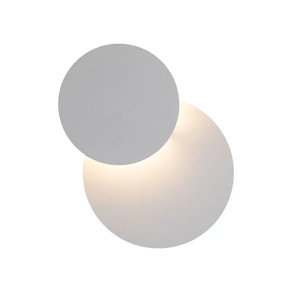 8W LED WALL LIGHT WITH CREE CHIP 3000K WHITE BODY IP20