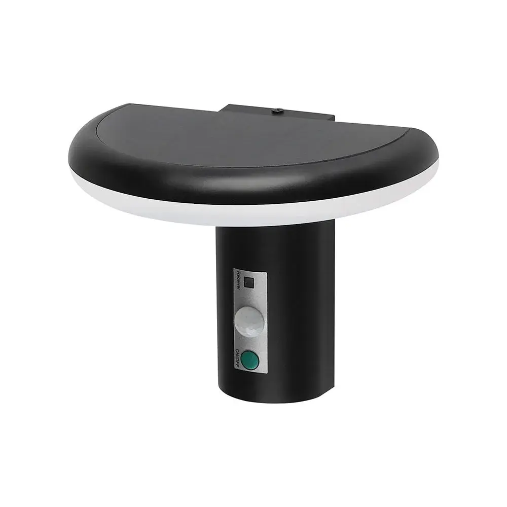 2W LED SOLAR GARDEN LIGHT WITH SENSOR 3000K IP65 BLACK BODY