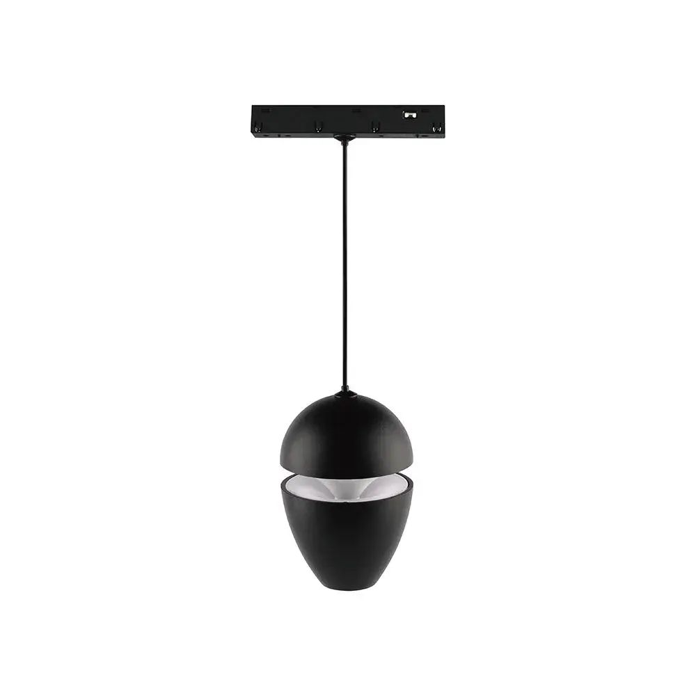 9W 48V MAGNETIC PENDANT LIGHT ALUMINUM 3000K BLACK BODY