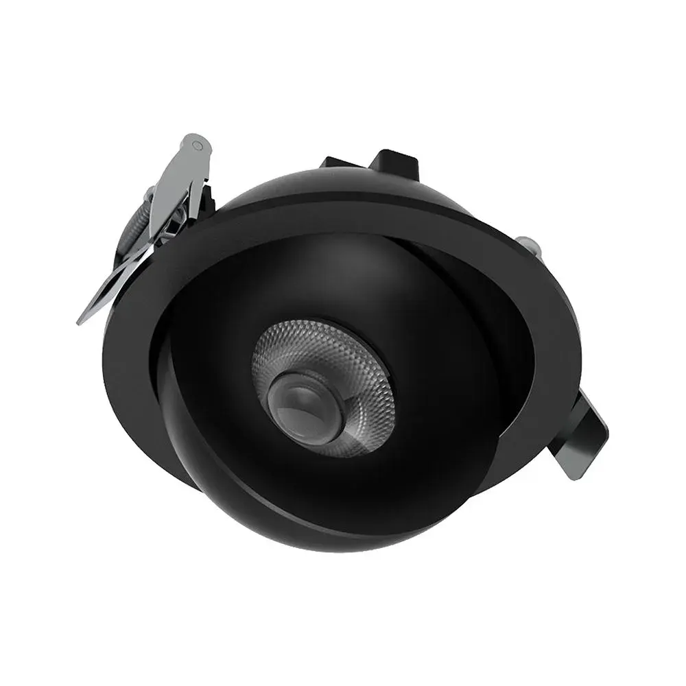 VT-110011CCT 12W LED COB RECESSED DOWNLIGHT CREE CHIP 3IN1 BLACK 6YRS WTY IP44