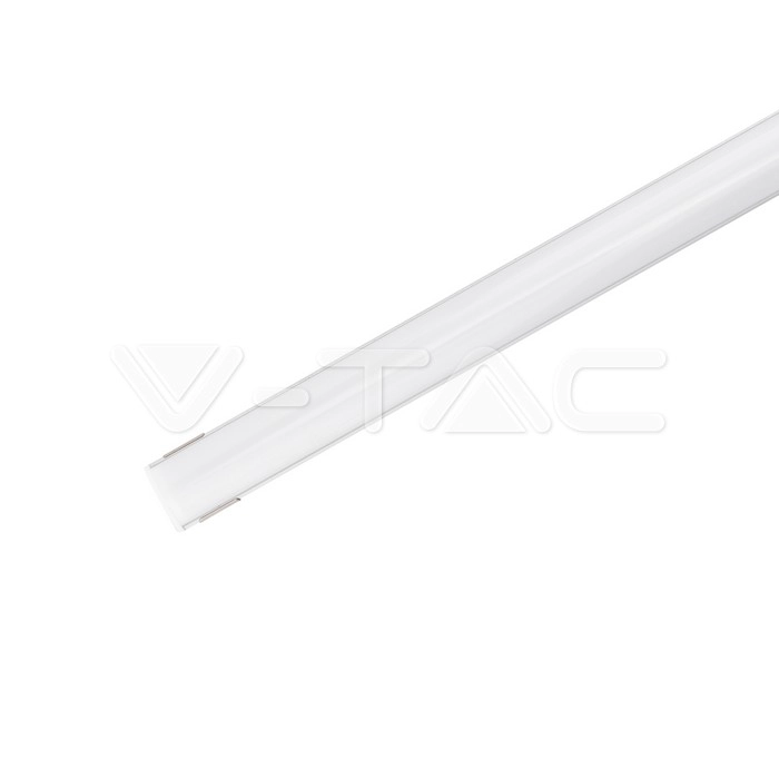 LED Strip Mounting Kit with Diffuser Aluminum 2000* 15.8*15.8mm Milky