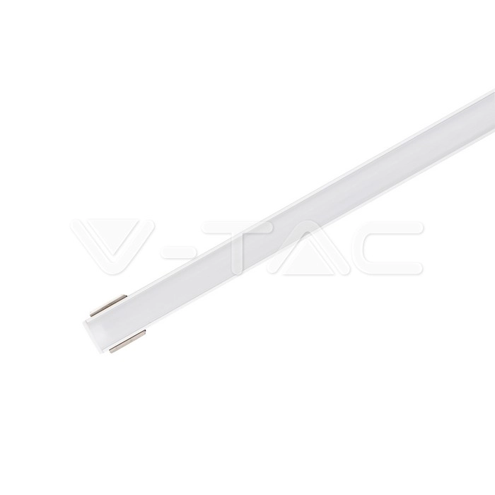 LED Strip Mounting Kit with Diffuser Aluminum 2000* 17.4*7mm Milky