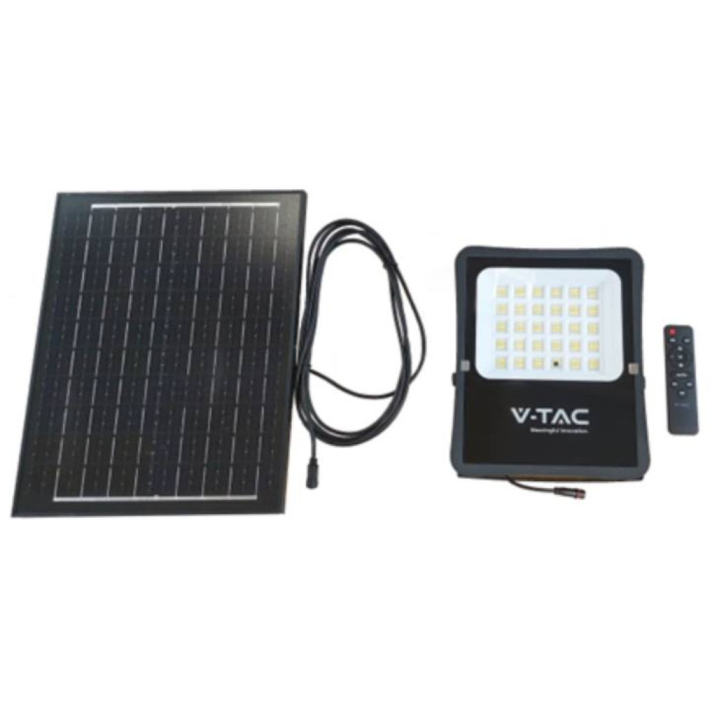 12W LED Solar Flodlight 6400K