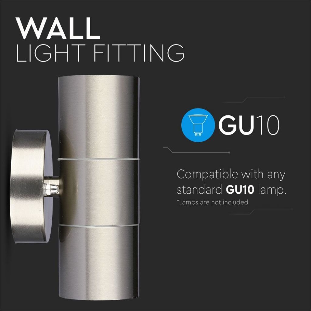 Wal Fitting GU10 Steel Body 2 Way IP44