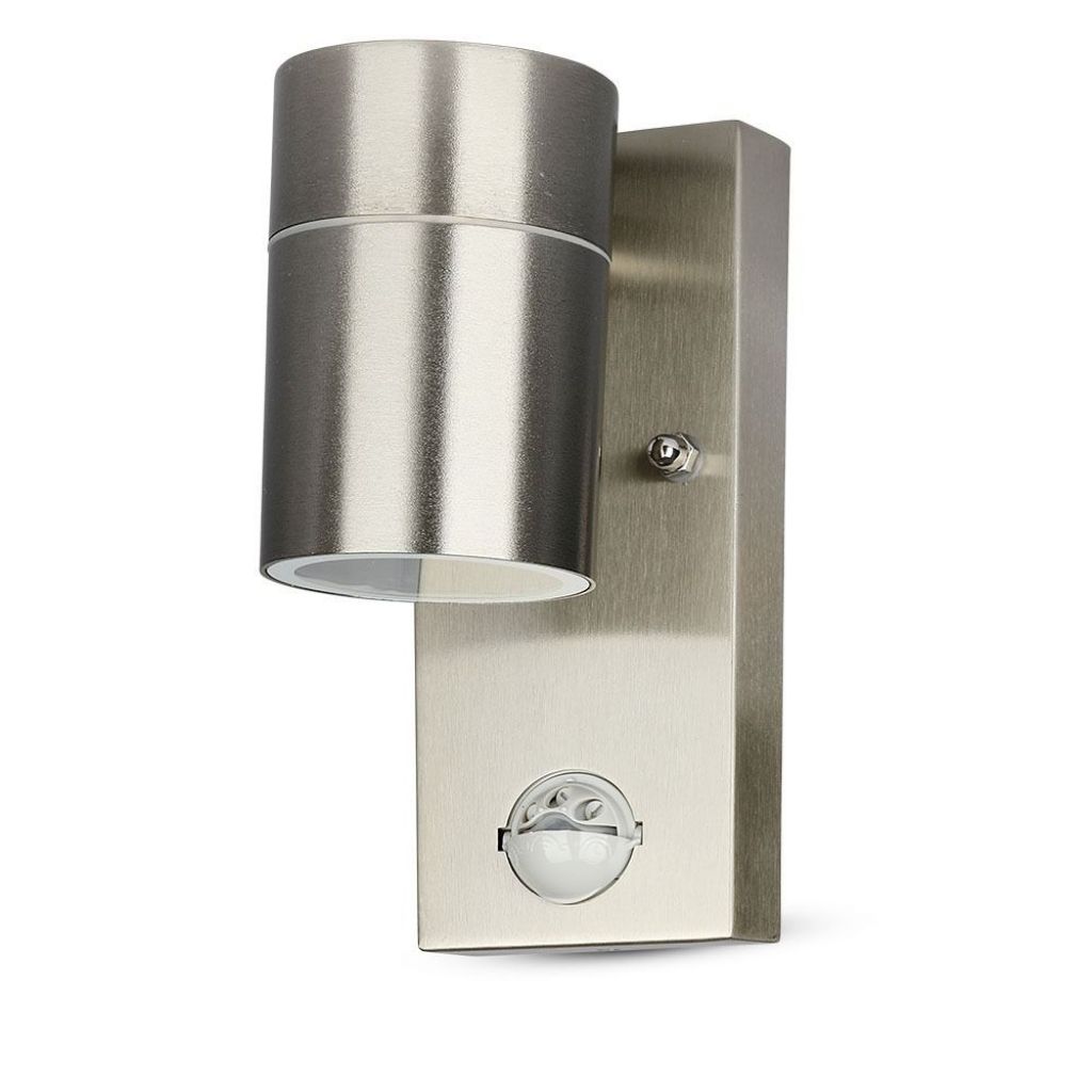 Wal Fitting GU10 with Sensor Steel Body 1 Way IP44