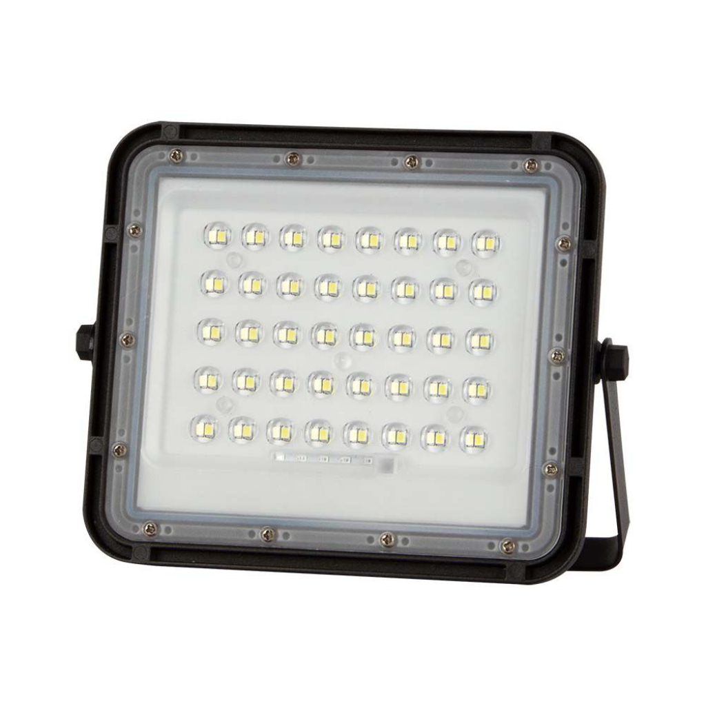 Faro LED A Energia Solare 80W - Impermeabile IP65 Per Esterni, Con Telecomando E Batteria Sostituibile