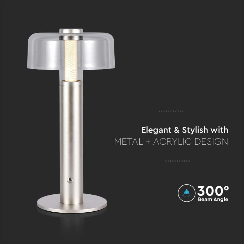 LED Table Lamp 1800mAH Battery 150*300 3in1 Morandi 2 Body